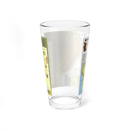 South America - Archaeology (1982) (Map) Pint Glass 16oz - Go Mug Yourself