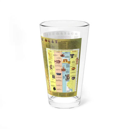 South America - Archaeology (1982) (Map) Pint Glass 16oz - Go Mug Yourself