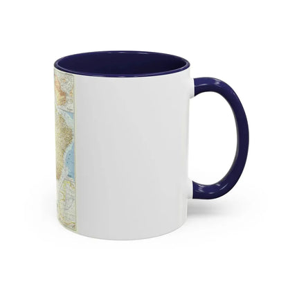 South America - Eastern (1955) (Map) Accent Coffee Mug - Go Mug Yourself