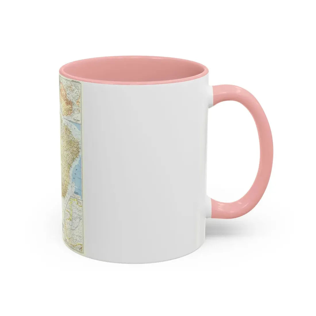 South America - Eastern (1955) (Map) Accent Coffee Mug - Go Mug Yourself