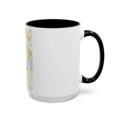 South America - Eastern (1955) (Map) Accent Coffee Mug - Go Mug Yourself