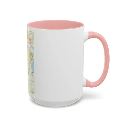 South America - Eastern (1955) (Map) Accent Coffee Mug - Go Mug Yourself