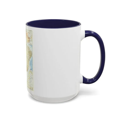 South America - Eastern (1955) (Map) Accent Coffee Mug - Go Mug Yourself