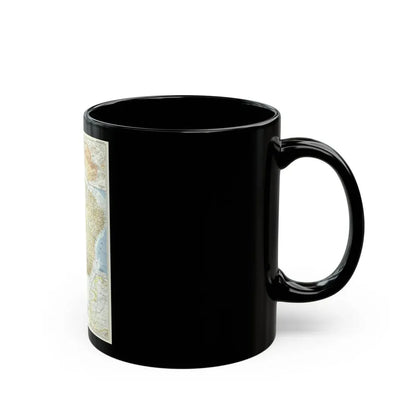 South America - Eastern (1955) (Map) Black Coffee Mug - Go Mug Yourself