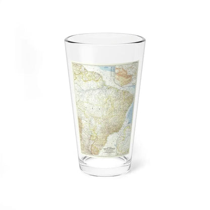 South America - Eastern (1955) (Map) Pint Glass 16oz 16oz - Go Mug Yourself