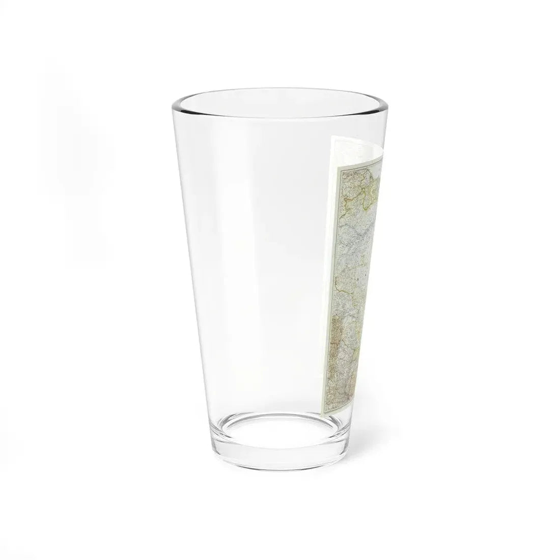 South America - Eastern (1955) (Map) Pint Glass 16oz - Go Mug Yourself