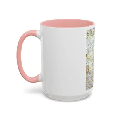 South America - Eastern (1962) (Map) Accent Coffee Mug - Go Mug Yourself