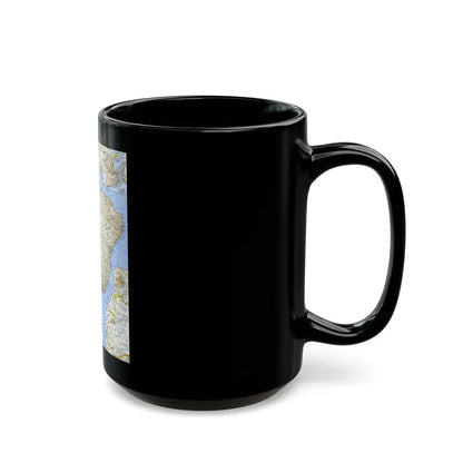 South America - Eastern (1962) (Map) Black Coffee Mug - Go Mug Yourself