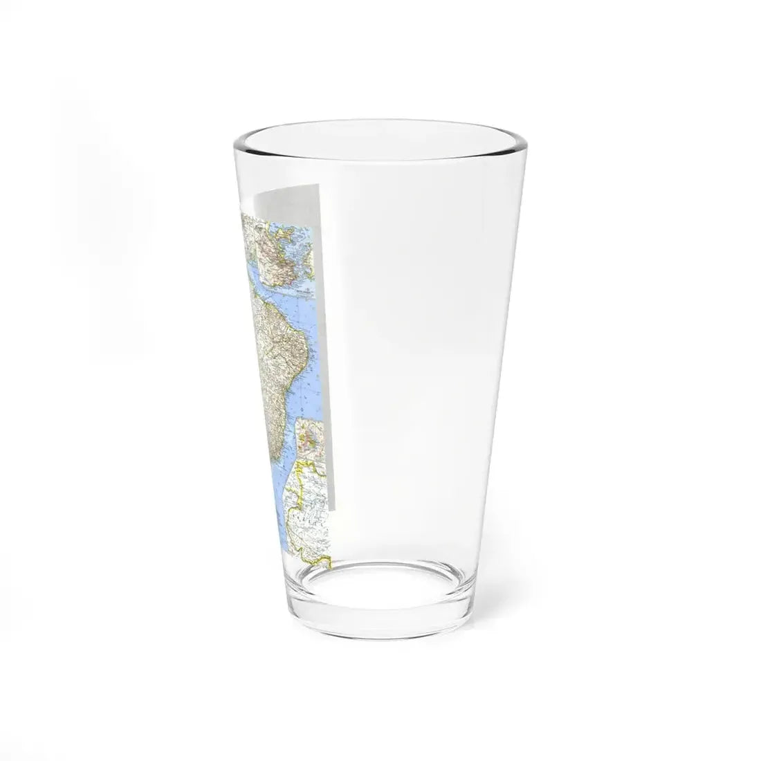 South America - Eastern (1962) (Map) Pint Glass 16oz - Go Mug Yourself