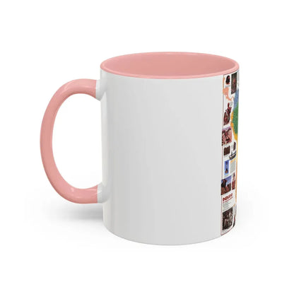 South America - Indians of (1982) (Map) Accent Coffee Mug - Go Mug Yourself