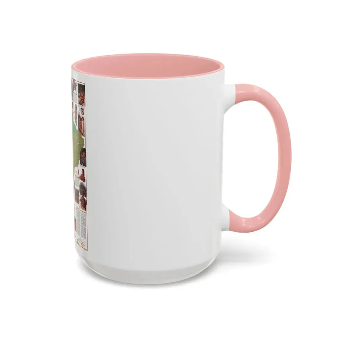 South America - Indians of (1982) (Map) Accent Coffee Mug - Go Mug Yourself
