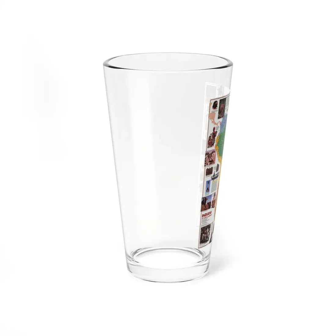 South America - Indians of (1982) (Map) Pint Glass 16oz - Go Mug Yourself