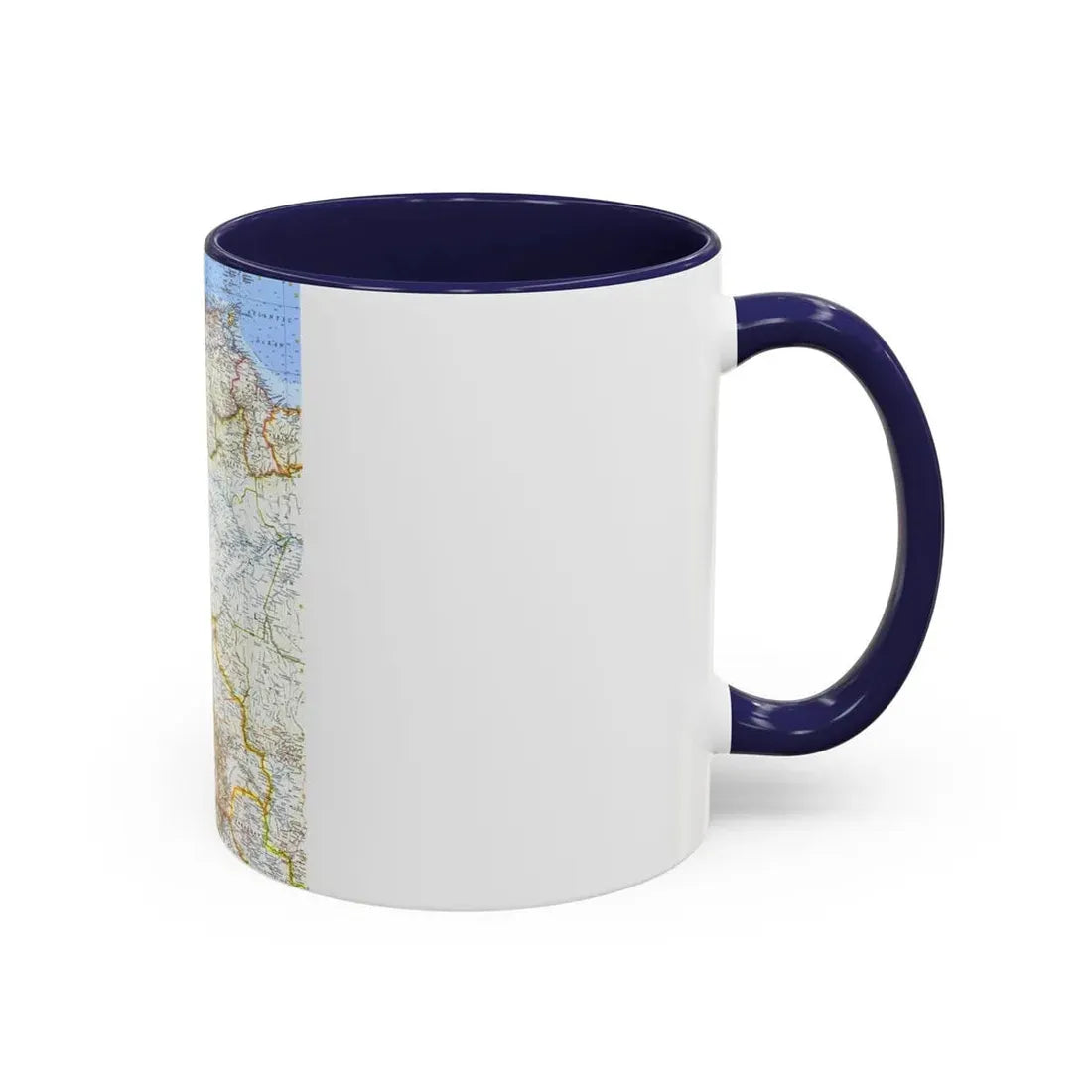 South America - Northwestern (1964) (Map) Accent Coffee Mug - Go Mug Yourself