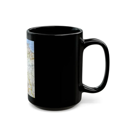 South America - Northwestern (1964) (Map) Black Coffee Mug - Go Mug Yourself