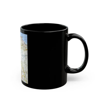 South America - Northwestern (1964) (Map) Black Coffee Mug - Go Mug Yourself