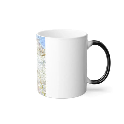 South America - Northwestern (1964) (Map) Color Changing Mug 11oz-Go Mug Yourself