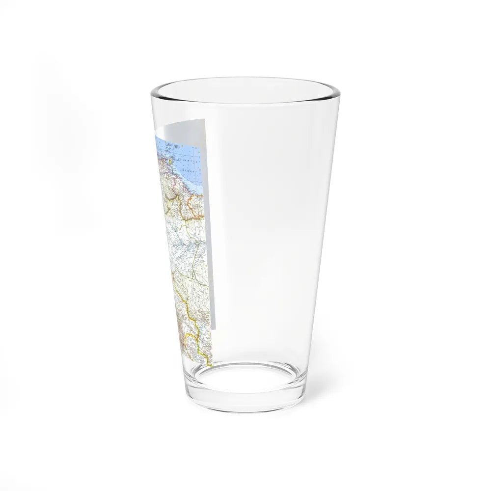 South America - Northwestern (1964) (Map) Pint Glass 16oz-Go Mug Yourself