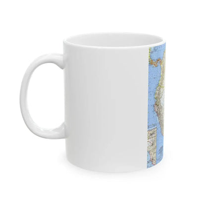 South America - Northwestern (1964) (Map) White Coffee Mug - Go Mug Yourself