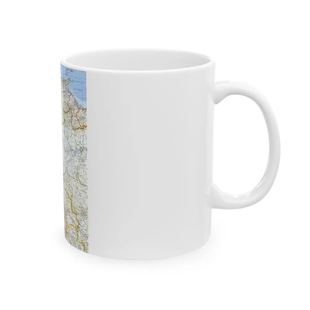 South America - Northwestern (1964) (Map) White Coffee Mug-Go Mug Yourself