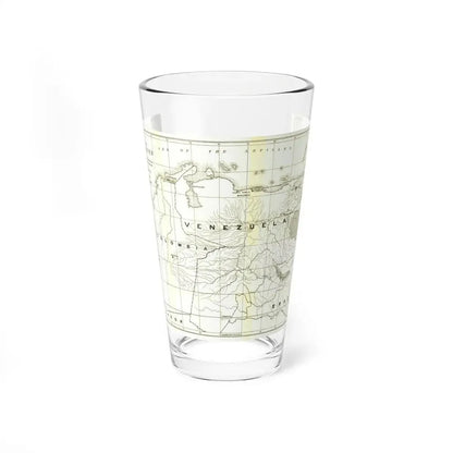 South America - Orinoco River (1896 (Map) Pint Glass 16oz 16oz - Go Mug Yourself