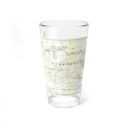 South America - Orinoco River (1896 (Map) Pint Glass 16oz 16oz - Go Mug Yourself
