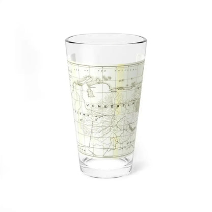 South America - Orinoco River (1896 (Map) Pint Glass 16oz - Go Mug Yourself