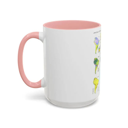 South America - Physical Map (1972) (Map) Accent Coffee Mug - Go Mug Yourself