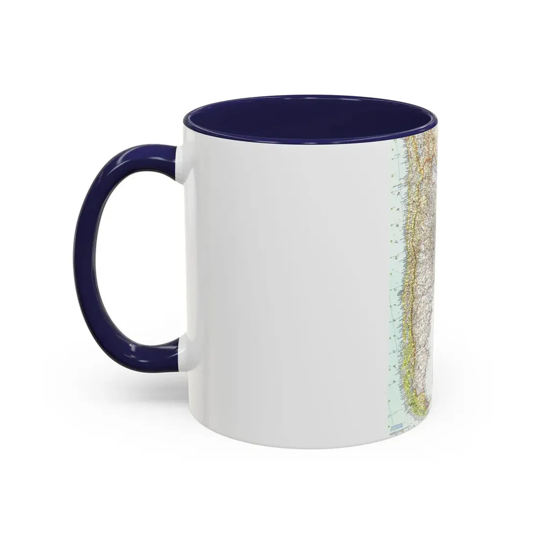 South America - Southern (1958) (Map) Accent Coffee Mug - Go Mug Yourself
