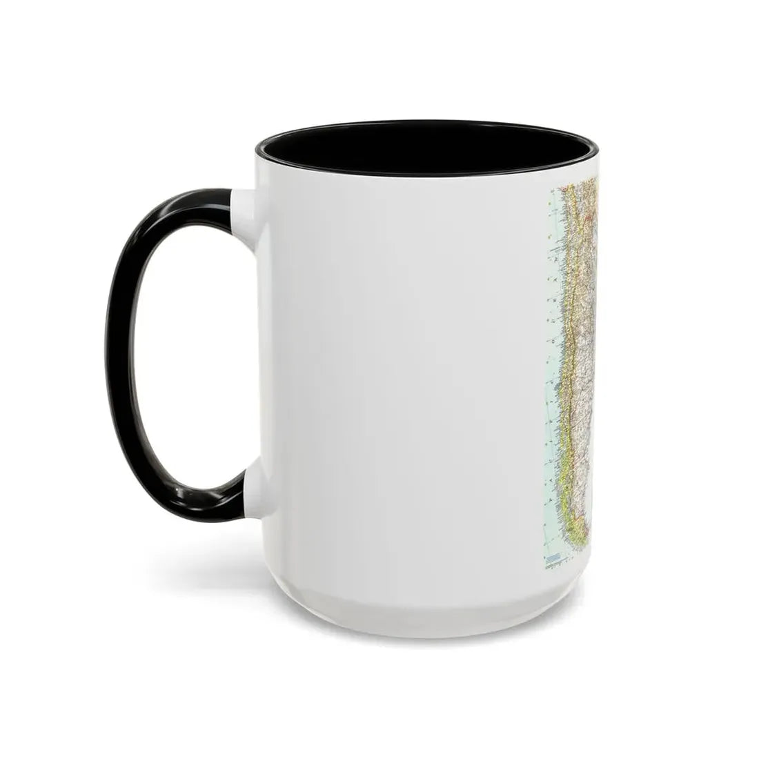 South America - Southern (1958) (Map) Accent Coffee Mug - Go Mug Yourself