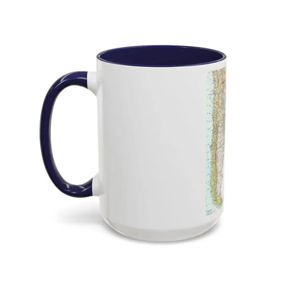 South America - Southern (1958) (Map) Accent Coffee Mug - Go Mug Yourself