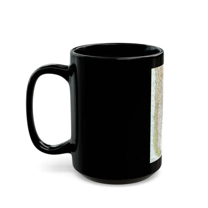 South America - Southern (1958) (Map) Black Coffee Mug - Go Mug Yourself