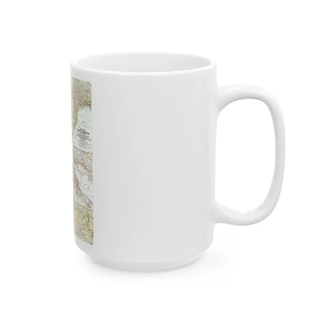 South America - Southern (1958) (Map) White Coffee Mug - Go Mug Yourself