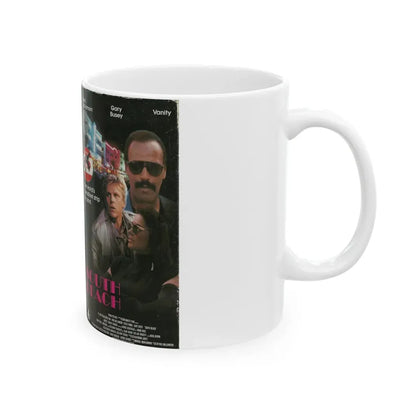 SOUTH BEACH (VHS COVER) - White Coffee Mug - Go Mug Yourself