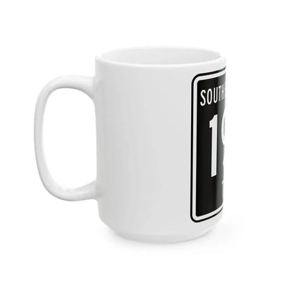 South Bloomfield Township Route 190 Morrow County Ohio (Ohio) (Road Sign) White Coffee Mug - Go Mug Yourself
