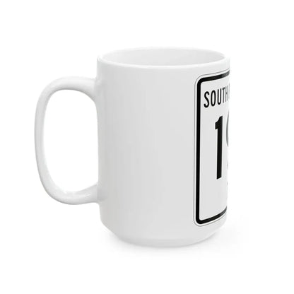 South Bloomfield Township Route 198 Morrow County Ohio (Ohio) (Road Sign) White Coffee Mug - Go Mug Yourself