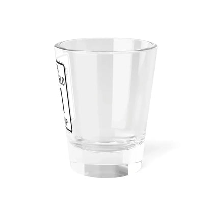 South Bloomfield Township Route 21 Morrow County Ohio (Ohio) (Road Sign) Shot Glass 1.5oz - Go Mug Yourself