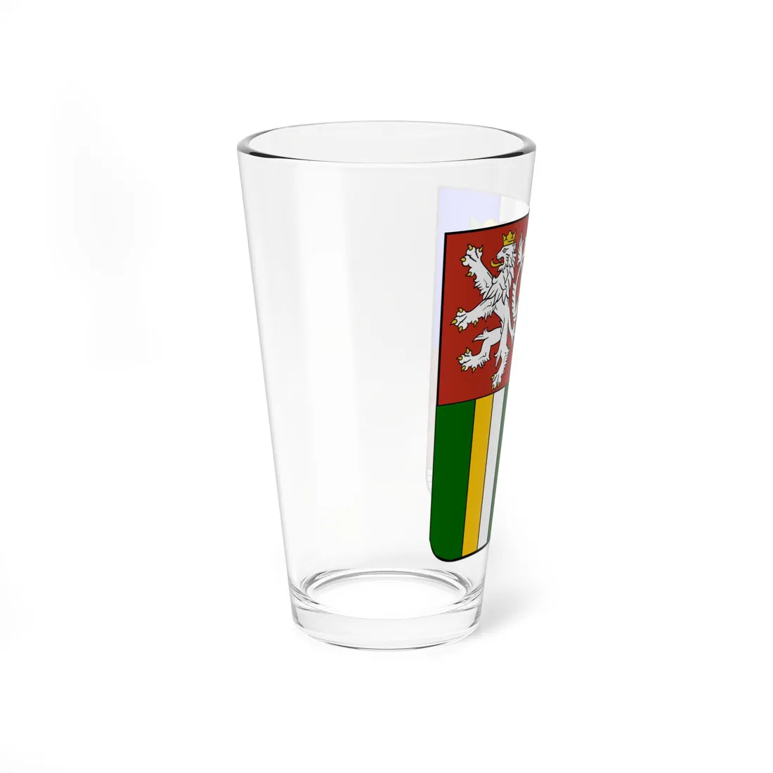 South Bohemian Region CoA CZ (Czech Republic) (Coat of Arms) Pint Glass 16oz - Go Mug Yourself