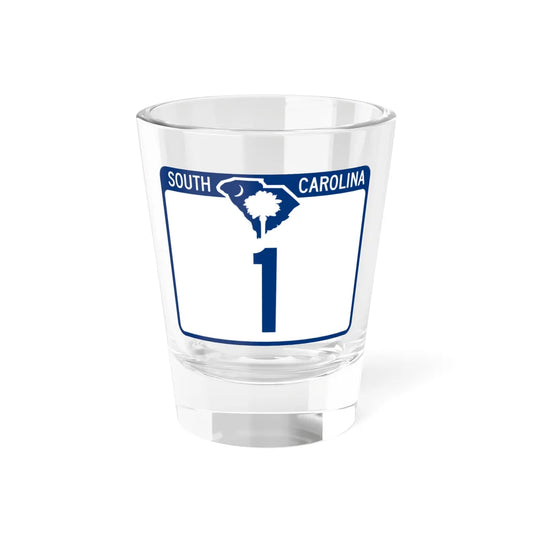 South Carolina 1 (South Carolina) (Road Sign) Shot Glass 1.5oz 1.5oz - Go Mug Yourself