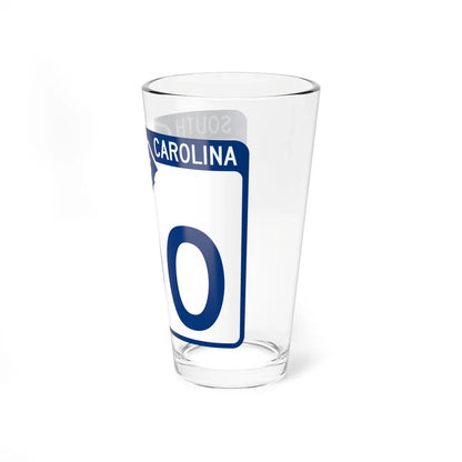 South Carolina 100 (South Carolina) (Road Sign) Pint Glass 16oz - Go Mug Yourself