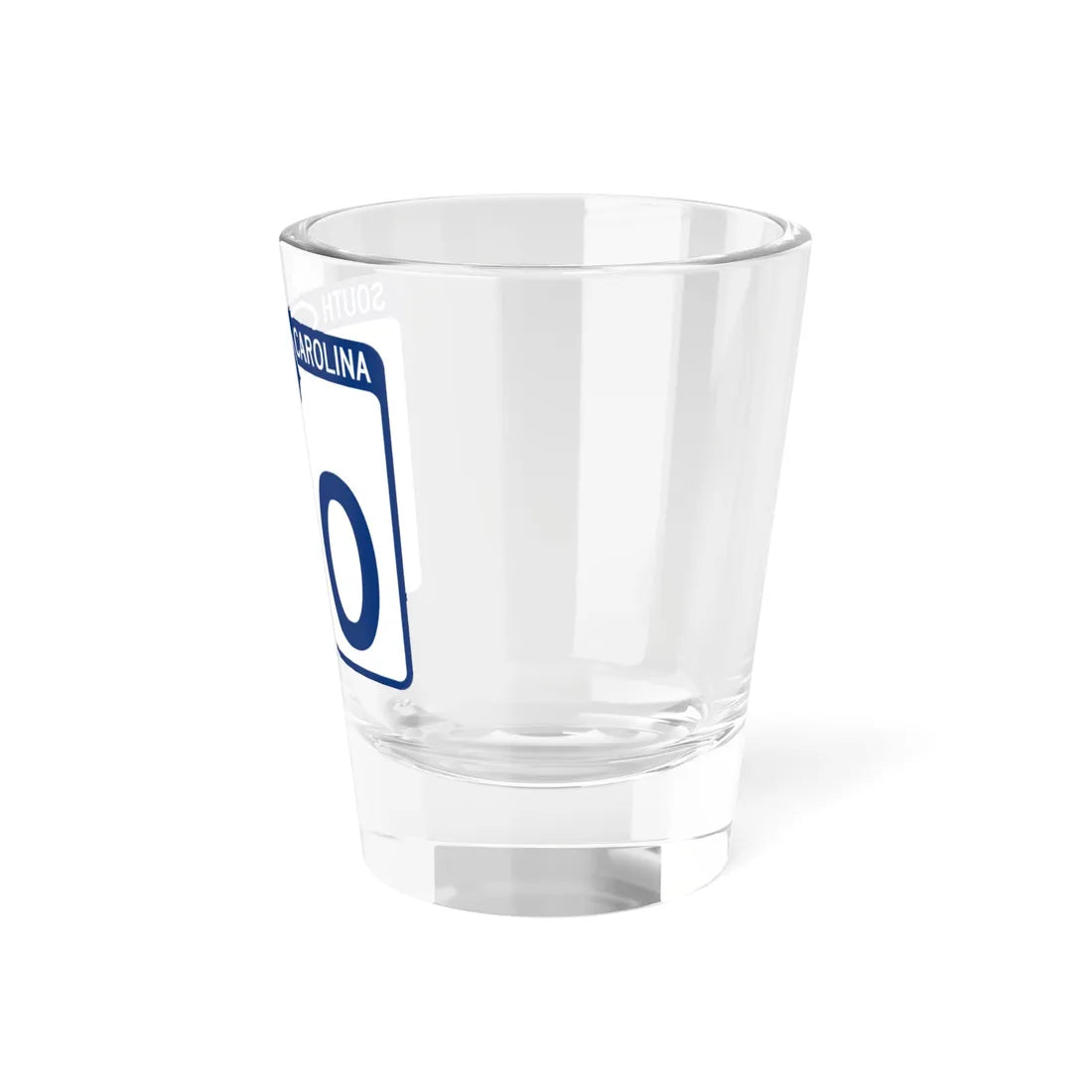 South Carolina 100 (South Carolina) (Road Sign) Shot Glass 1.5oz - Go Mug Yourself