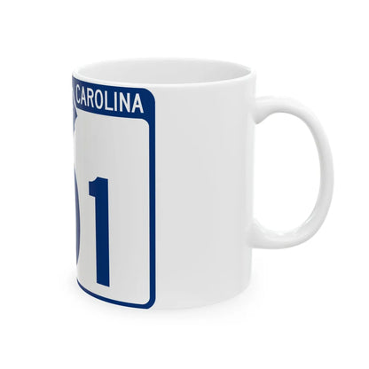 South Carolina 101 (South Carolina) (Road Sign) White Coffee Mug - Go Mug Yourself