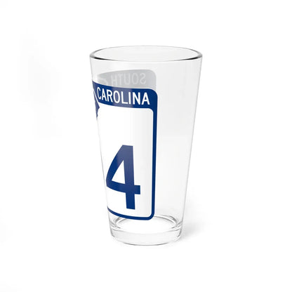 South Carolina 104 (South Carolina) (Road Sign) Pint Glass 16oz - Go Mug Yourself