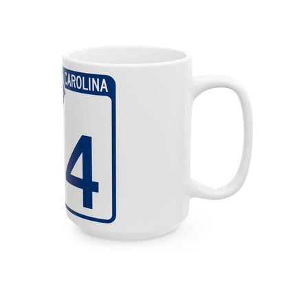 South Carolina 104 (South Carolina) (Road Sign) White Coffee Mug - Go Mug Yourself