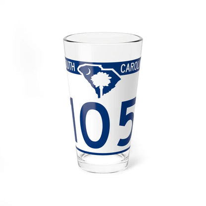 South Carolina 105 (South Carolina) (Road Sign) Pint Glass 16oz 16oz - Go Mug Yourself