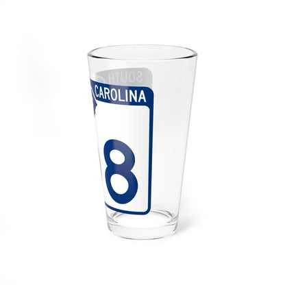 South Carolina 108 (South Carolina) (Road Sign) Pint Glass 16oz - Go Mug Yourself