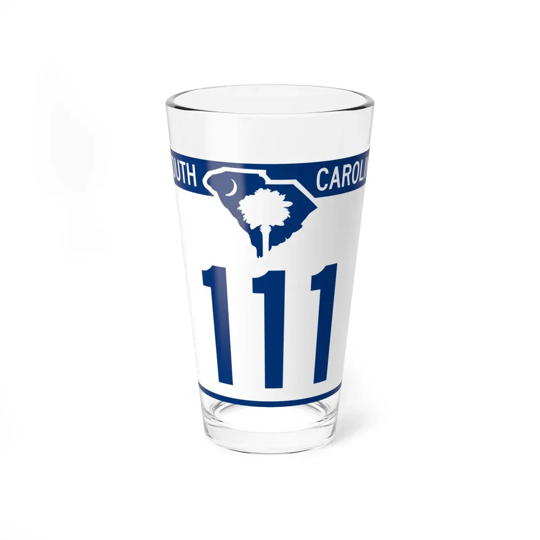 South Carolina 111 (South Carolina) (Road Sign) Pint Glass 16oz 16oz - Go Mug Yourself