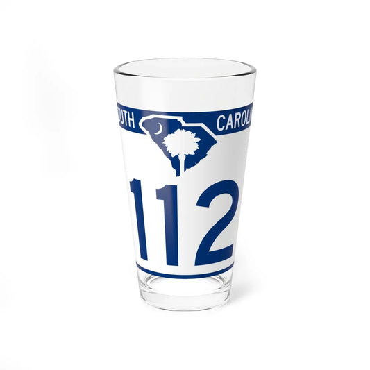 South Carolina 112 (South Carolina) (Road Sign) Pint Glass 16oz 16oz - Go Mug Yourself