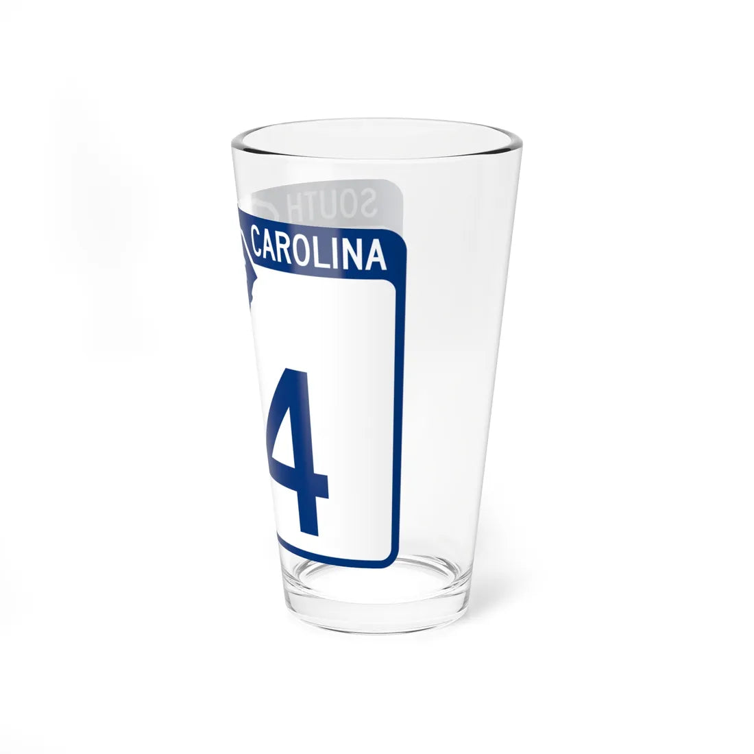 South Carolina 114 (South Carolina) (Road Sign) Pint Glss 16oz - Go Mug Yourself