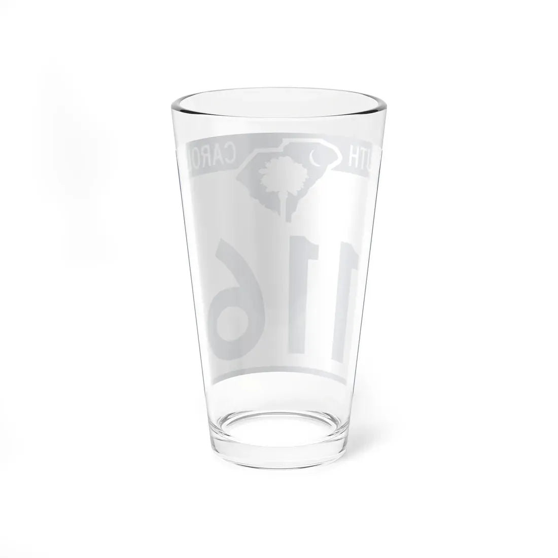 South Carolina 116 (South Carolina) (Road Sign) Pint Glass 16oz - Go Mug Yourself