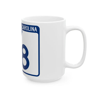 South Carolina 118 (South Carolina) (Road Sign) White Coffee Mug - Go Mug Yourself